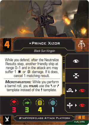 Prince Xizor / Black Sun Enforcer